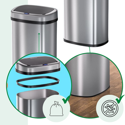 Coș de gunoi cu senzor