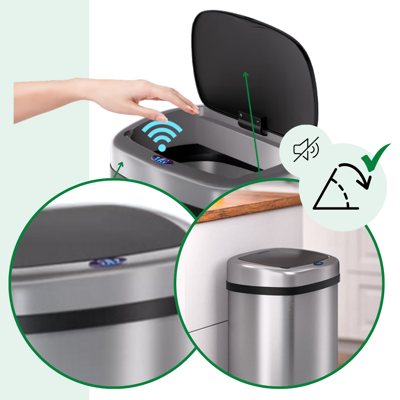 Coș de gunoi cu senzor