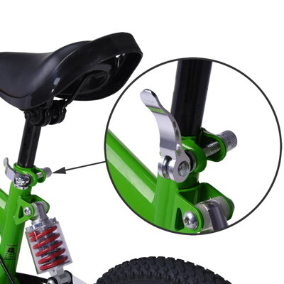 Bicicleta de echilibru pentru copii, verde