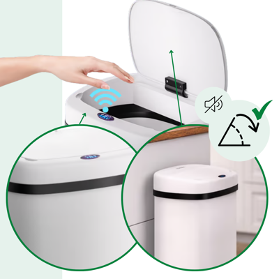 Coș de gunoi cu senzor