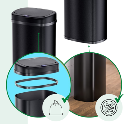 Coș de gunoi cu senzor
