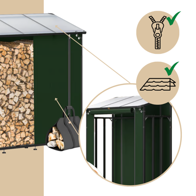 Adăpost lemn de foc