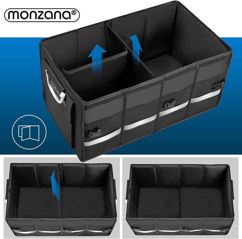 Organizator auto cu compartimente detașabile