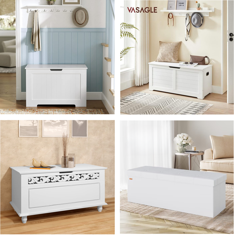 Lăzi și taburete din lemn