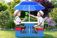 Set de șezut pentru copii cu umbrelă