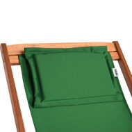 Șezlong de grădină SIENA, 65x87x102cm, verde  