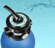 Sistem de filtrare cu nisip pentru piscină AQUA, 10 200 l/h, albastru