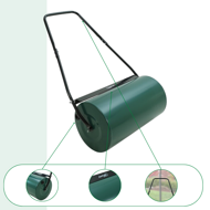 Cilindru pentru gazon FARMER, 57cm, verde  