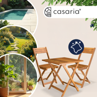 Mobilier de balcon VITEK, 1+2, maro natural  