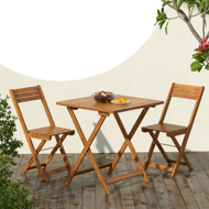 Mobilier de balcon VITEK, 1+2, maro natural  