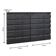 Organizator/ suport suspendat ORDERLINE cu 30 de cutii JR06