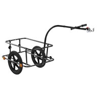 Remorcă pentru bicicletă TERY, 90L, 61x153x90cm, negru