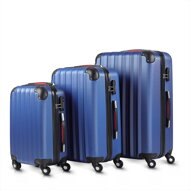 Setul de trolere Baseline cu carcasă rigidă, din ABS, albastru 36l, 60l, 89l