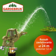 Aspersor pentru gazon cu suport telescopic, cu unghi de rotație de la 30 la 360°