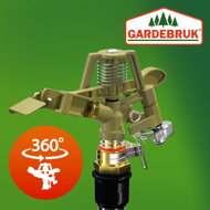 Aspersor pentru gazon cu suport telescopic, cu unghi de rotație de la 30 la 360°