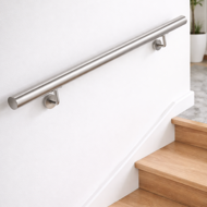 Mâner din oțel inoxidabil CHROME, 4,2×100cm, argintiu