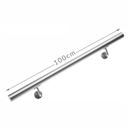 Mâner din oțel inoxidabil CHROME, 4,2×100cm, argintiu