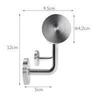 Scări pentru pod din oțel nobil, lungime 100 cm, închise doar pe o parte