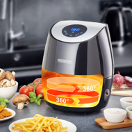 Friteuză cu aer cald FRY, 1500W, 3,6l, negru