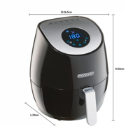 Friteuză cu aer cald FRY, 1500W, 3,6l, negru