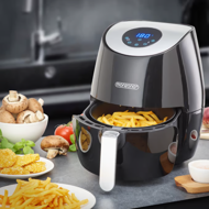 Friteuză cu aer cald FRY, 1500W, 3,6l, negru