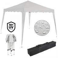 Cort de petrecere / pavilion CAPRI protecție UV 50+ 3x3 m alb