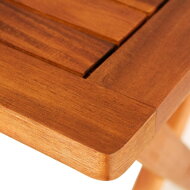 Masa laterală Alek din lemn de salcâm 70x70x73cm