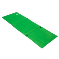 Saltea de plajă cu spătar și pernă, 158 x 56 cm, verde