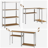 Raft cu capacitate mare HEAVY, max. 700 kg, 160x90x40 cm, argintiu