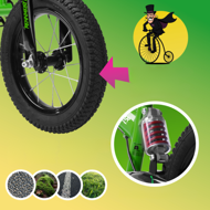 Bicicletă fără pedale pentru copii QUIDO, de la 3 ani, verde