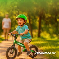 Bicicletă fără pedale pentru copii QUIDO, de la 3 ani, verde
