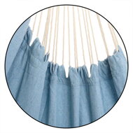 Scaun suspendat de culoare albastru deschis, 185x130x155 cm