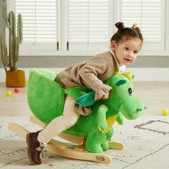 Balansoar DINO cu centură de siguranță, verde