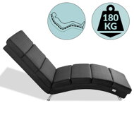 Șezlong LONDON, 186×55×89cm, antracit