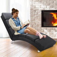 Șezlong LONDON, 186×55×89cm, antracit