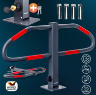 Barieră de parcare, arc, inclusiv cheie cu suport, antracit