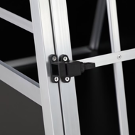 Cușcă de transport pentru câini BRUNO, 89x70x51cm, argintiu/negru