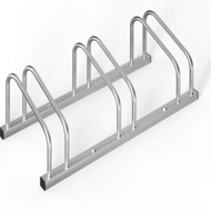 Suport pentru 3 biciclete BIKE, 84x32x27cm, argintiu