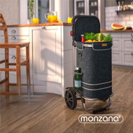Geantă de cumpărături pe roți EASY, 50L, negru