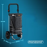 Geantă de cumpărături pe roți EASY, 50L, negru