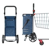 Geantă de cumpărături pe roți EASY, 50L, albastru