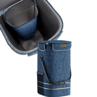 Geantă de cumpărături pe roți EASY, 50L, albastru