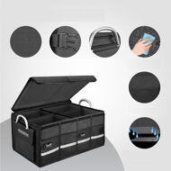 Organizator pentru portbagajul auto LEROY, 63L, 60x35x30cm, negru
