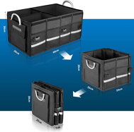Organizator pentru portbagaj auto 63 L negru 60x35x30 cm