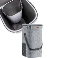 Geantă de cumpărături pe roți pentru scări COMFORT, 50L, gri