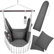Scaun suspendat MANDY 170x100x150 cm, gri închis  