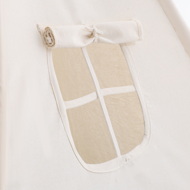 Cort tip teepee pentru copii JULIUS, 120x120x160cm, alb/gri
