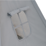 Cort tip teepee pentru copii JULIUS, 120x120x160cm, gri/albastru