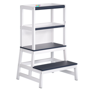 Turn de învățare PLAY din pin, 93x56x49, albă/antracit  