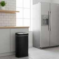 Coș de gunoi cu senzor DEUS, 58 litri, negru